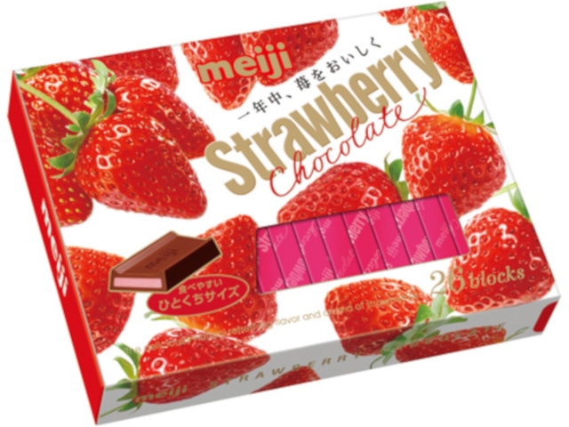 明治ストロベリーチョコレートBOX26枚 ※軽(ご注文単位6個)【直送品】