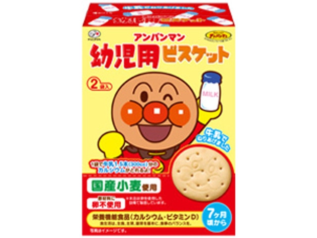 不二家アンパンマン幼児用ビスケット84g※軽(ご注文単位5個)【直送品】