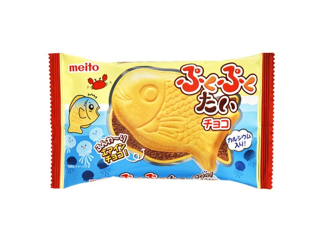 名糖ぷくぷくたいエアインチョコ※軽(ご注文単位10個)【直送品】