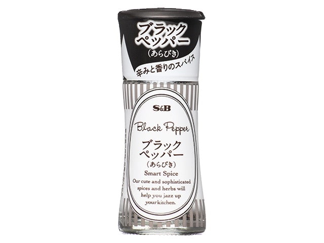 S&Bスマートスパイスブラックペッパーあらびき※軽(ご注文単位5個)【直送品】