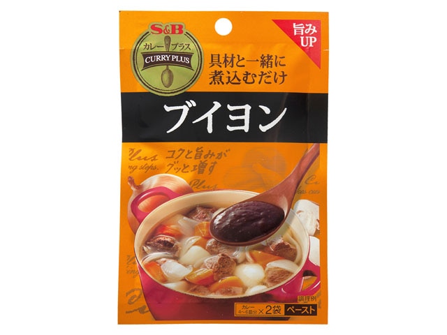 S&Bエスビーカレープラスブイヨン20g2袋 ※軽(ご注文単位10個)【直送品】