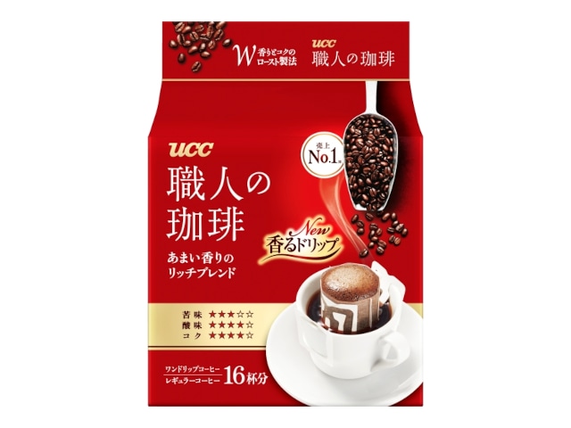 UCC職人の珈琲ワンドリップコーヒーあまい香りリッチブレンド※軽(ご注文単位6個)【直送品】