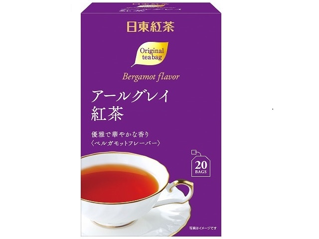 日東紅茶アールグレイ紅茶ティーバッグ2g20袋 ※軽(ご注文単位6個)【直送品】
