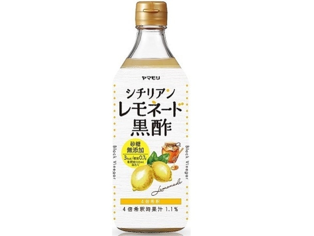 ヤマモリ砂糖無添加シチリアレモネード黒酢500ml※軽(ご注文単位6個)【直送品】