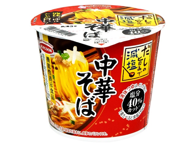 エースコックだしの旨みで減塩中華そばカップ43g※軽(ご注文単位12個)【直送品】