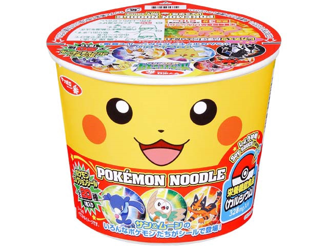 サンヨー食品サッポロ一番ポケモンヌードルしょうゆ味※軽(ご注文単位12個)【直送品】