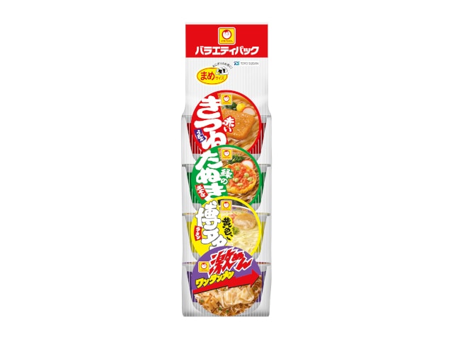 マルちゃんまめバラエティパック4P東40g※軽(ご注文単位6個)【直送品】