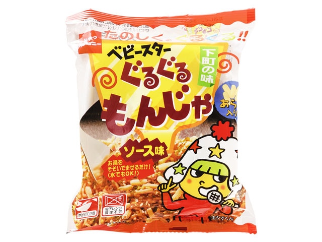 おやつカンパニーベビースターぐるぐるもんじゃソース※軽(ご注文単位12個)【直送品】