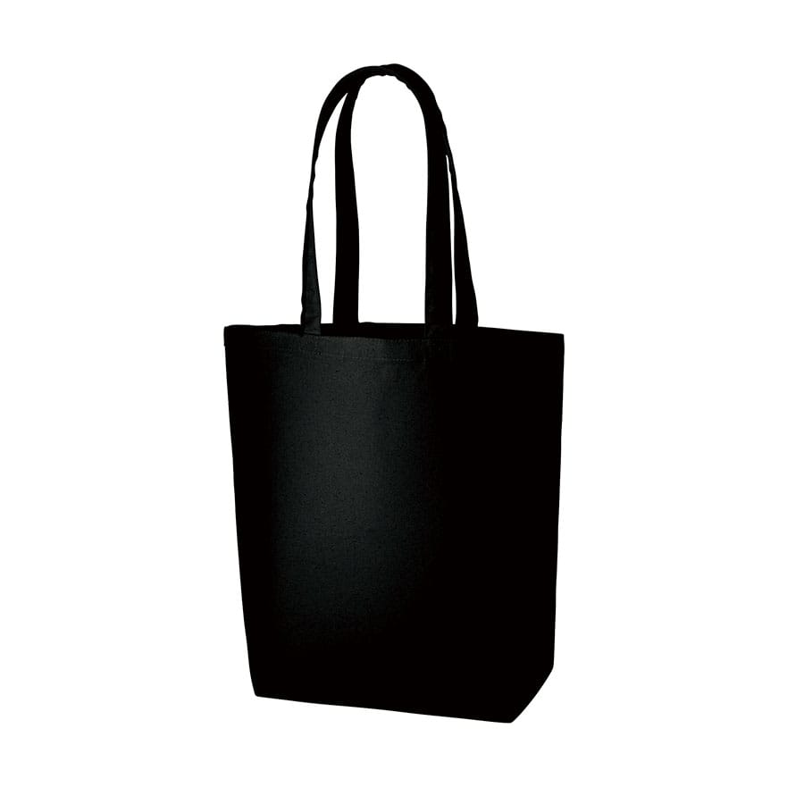 MARKLESS STYLE オーガニックコットン キャンバストート M 内ポケット ナイトブラック TR-1050-009 1枚（ご注文単位1枚）【直送品】