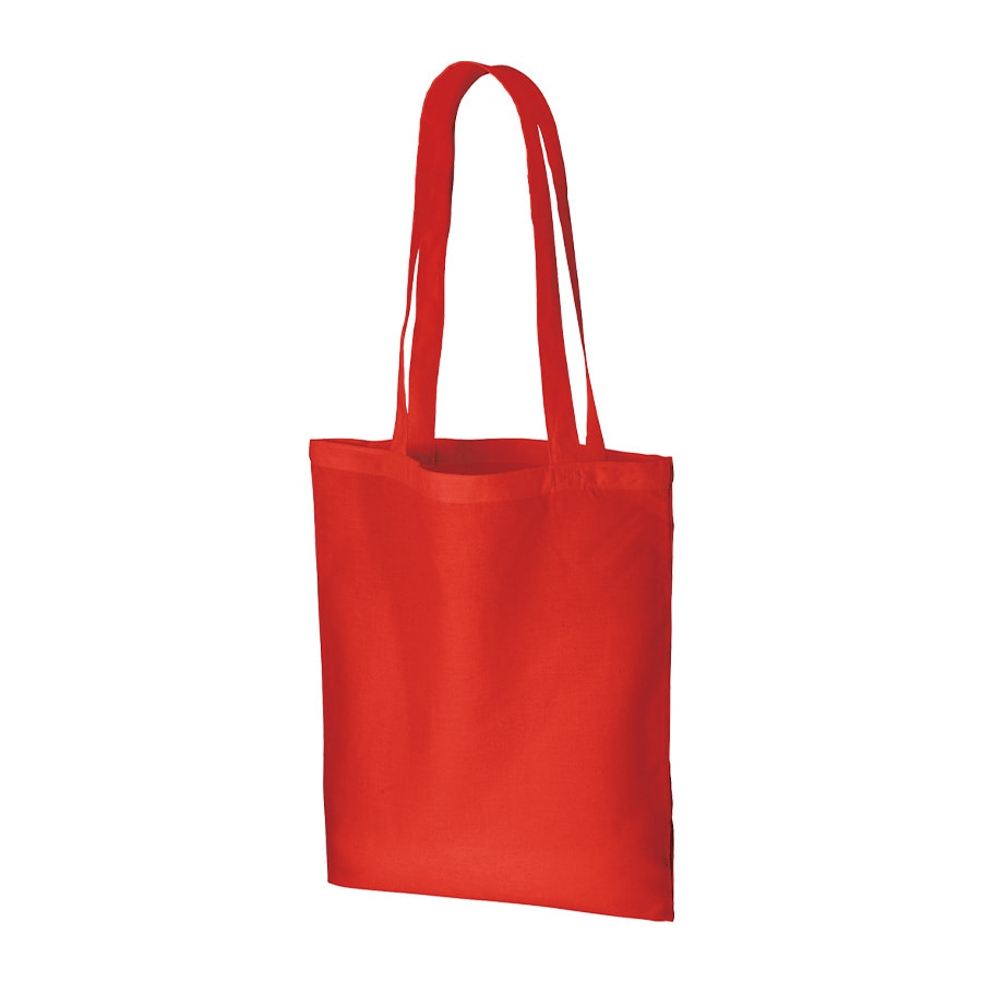 MARKLESS STYLE コットンナチュラルショルダートート レッド TR-0407-002 1枚（ご注文単位1枚）【直送品】