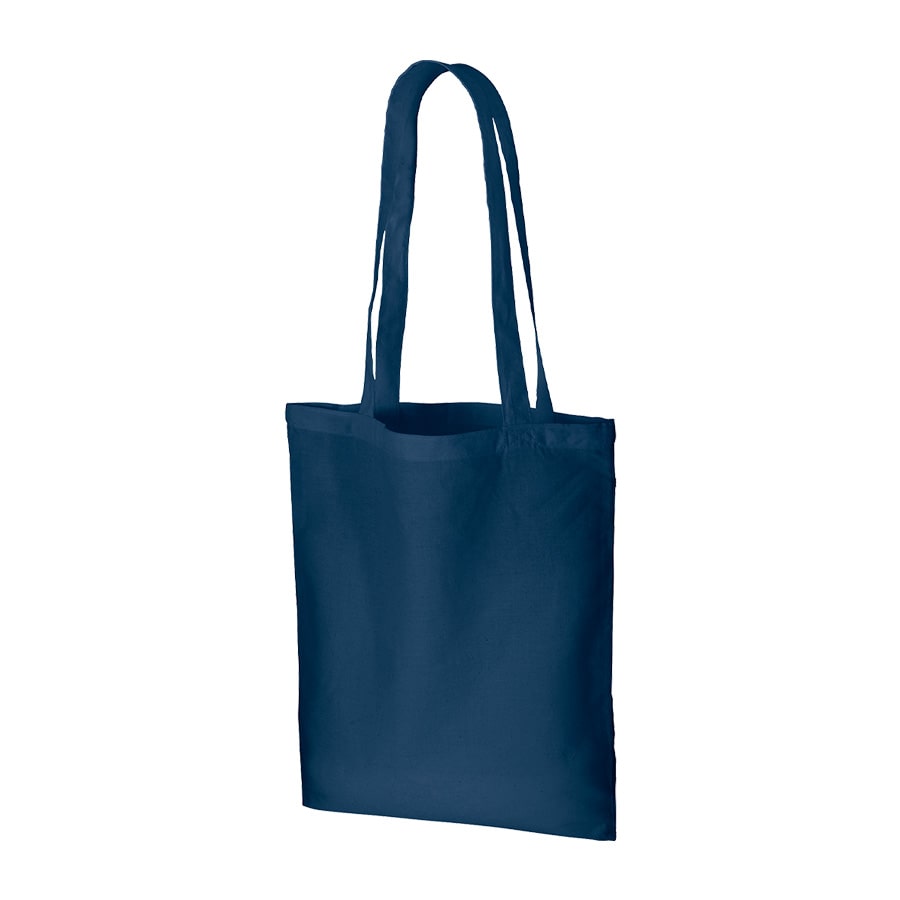 MARKLESS STYLE コットンナチュラルショルダートート ネイビー TR-0407-006 1枚（ご注文単位1枚）【直送品】