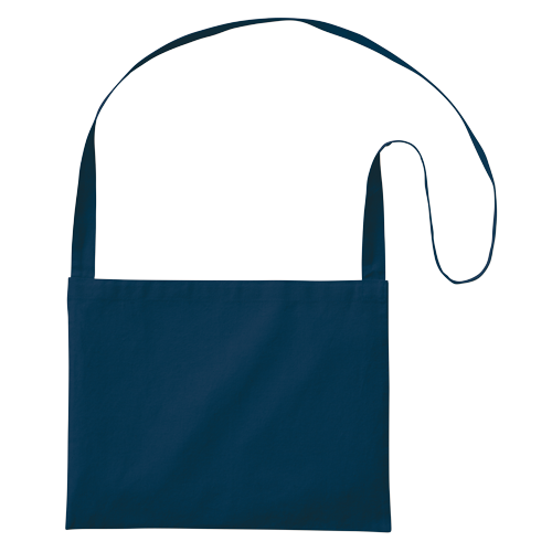 MARKLESS STYLE 厚手コットン サコッシュ ネイビー TR-1079-006 1枚（ご注文単位1枚）【直送品】