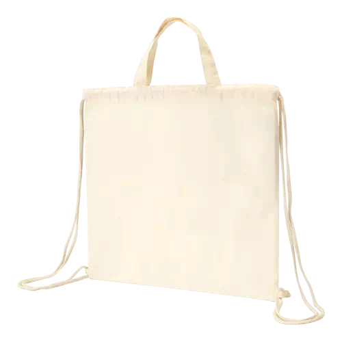 MARKLESS STYLE 厚手コットン ハンドル付リュック ナチュラル TR-0870-008 1枚(ご注文単位1枚)【直送品】