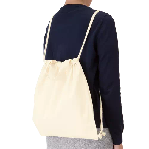 MARKLESS STYLE 厚手コットン ハンドル付リュック ナチュラル TR-0870-008 1枚(ご注文単位1枚)【直送品】