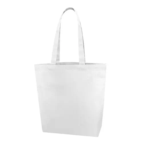 MARKLESS STYLE キャンバス ファスナーポケットトート ホワイト TR-0974-044 1枚(ご注文単位1枚)【直送品】