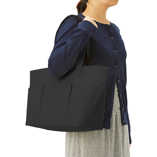 MARKLESS STYLE キャンバス ツールトート ナイトブラック TR-1111-009 1枚（ご注文単位1枚）【直送品】