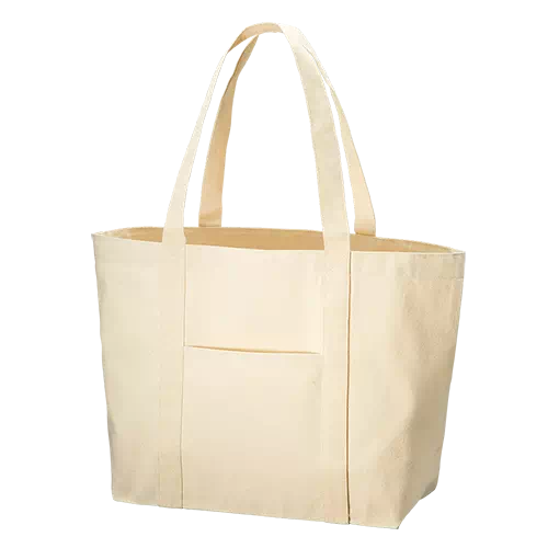 MARKLESS STYLE キャンバス ビッグトート 仕切りポケット付 ナチュラル TR-1112-008 1枚（ご注文単位1枚）【直送品】