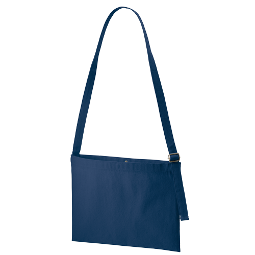 MARKLESS STYLE キャンバス アジャストショルダーサコッシュ ミッドナイトブルー TR-1080-006 1枚（ご注文単位1枚）【直送品】