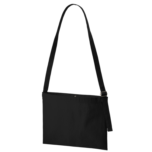 MARKLESS STYLE キャンバス アジャストショルダーサコッシュ ナイトブラック TR-1080-009 1枚（ご注文単位1枚）【直送品】