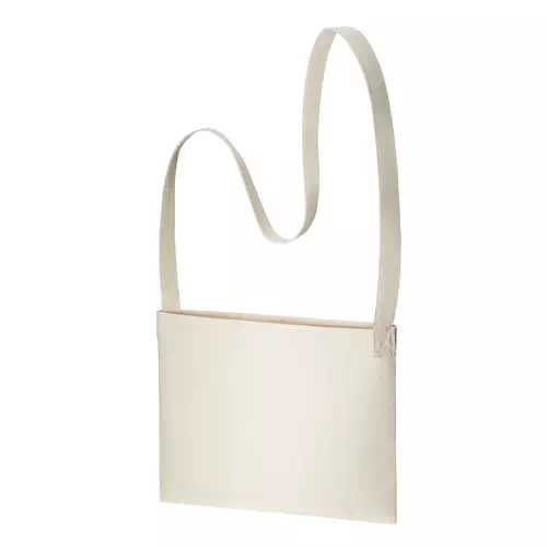 MARKLESS STYLE キャンバス サコッシュ ナチュラル TR-0951-008 1枚(ご注文単位1枚)【直送品】