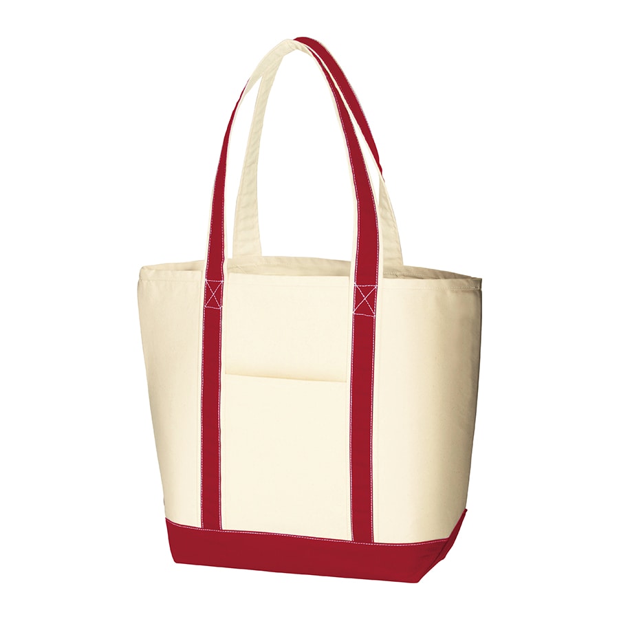MARKLESS STYLE キャンバス バイカラートート L ワインレッド TR-0773-014 1枚（ご注文単位1枚）【直送品】