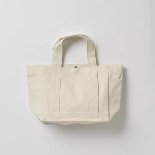 MARKLESS STYLE 厚手キャンバス ポケットマルチトート S ナチュラル TR-0853-008 1枚(ご注文単位1枚)【直送品】