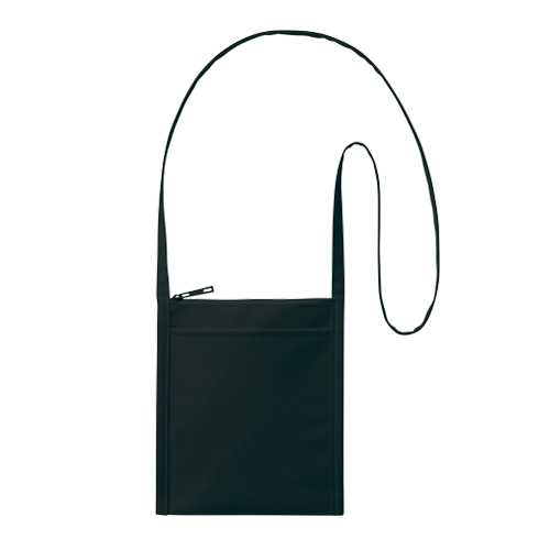 MARKLESS STYLE フロントポケット ミニサコッシュ インクブラック TR-1078-009 1枚（ご注文単位1枚）【直送品】