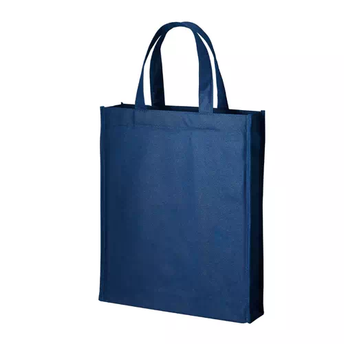 MARKLESS STYLE 不織布 A4スクエアトート ディープブルー TR-0941-006 1枚（ご注文単位1枚）【直送品】