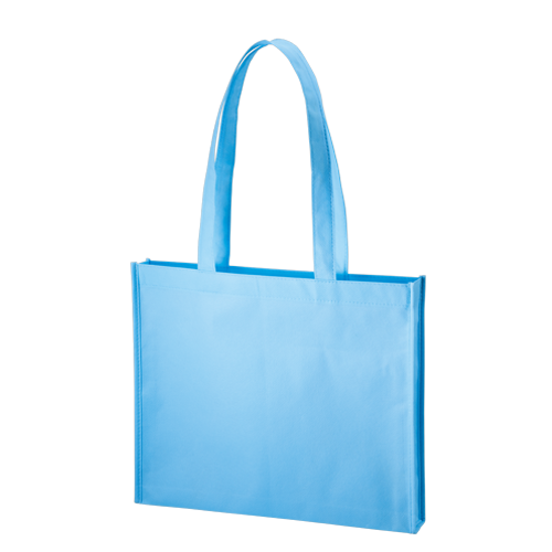 MARKLESS STYLE 不織布 A4ワイドスクエアトート フロスティブルー TR-1092-034 1枚（ご注文単位1枚）【直送品】