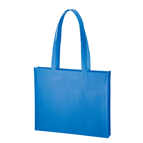 MARKLESS STYLE 不織布 A4ワイドスクエアトート スカイブルー TR-1092-041 1枚（ご注文単位1枚）【直送品】