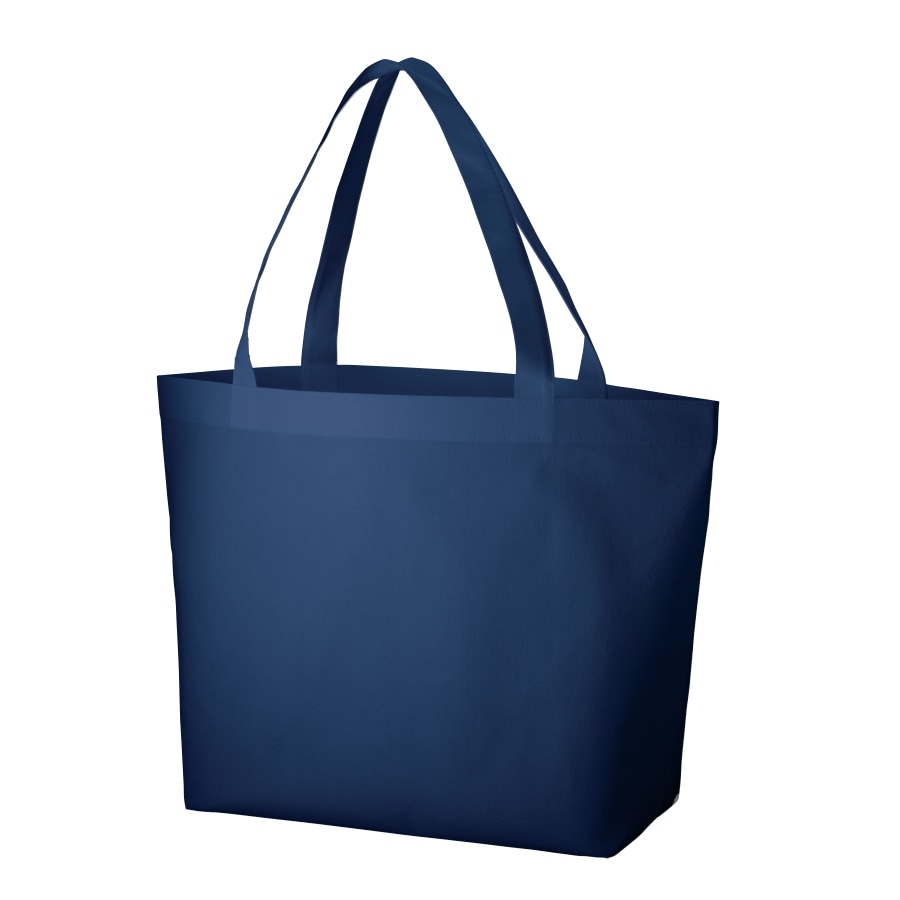 MARKLESS STYLE 不織布 ビッグショッピングトート ディープブルー TR-1128-006 1枚（ご注文単位1枚）【直送品】