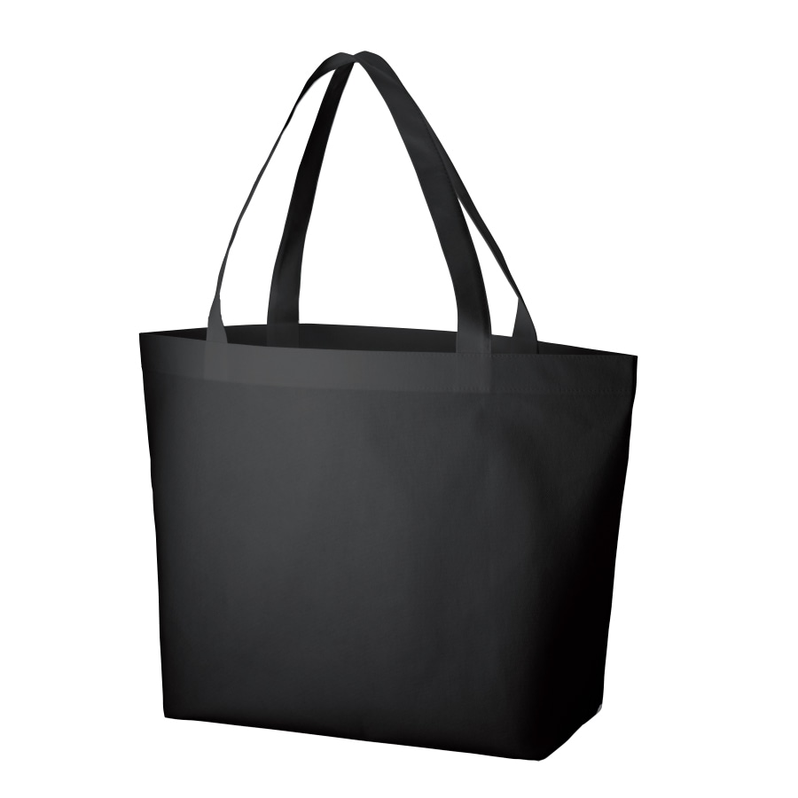 MARKLESS STYLE 不織布 ビッグショッピングトート ナイトブラック TR-1128-009 1枚（ご注文単位1枚）【直送品】