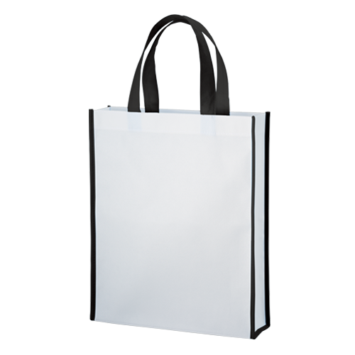 MARKLESS STYLE 不織布 A4スクエアトート コンビカラー ナイトブラック TR-1085-009 1枚(ご注文単位1枚)【直送品】