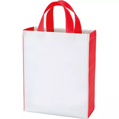 MARKLESS STYLE 不織布 コンビトート M レッド TR-0667-002 1枚（ご注文単位1枚）【直送品】