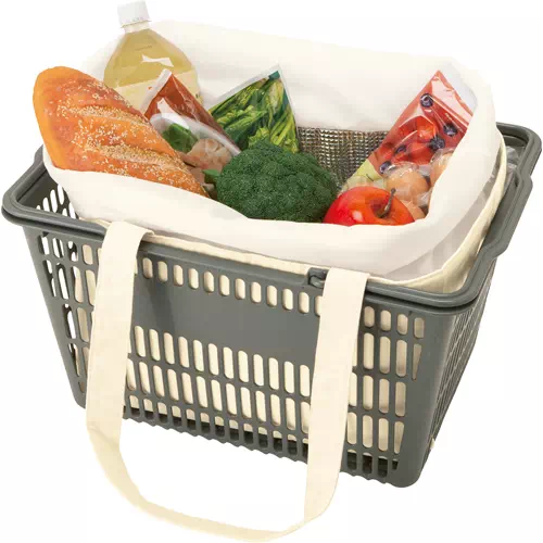 MARKLESS STYLE キャンバス ピクニック保冷トート ナチュラル TR-0929-008 1枚（ご注文単位1枚）【直送品】