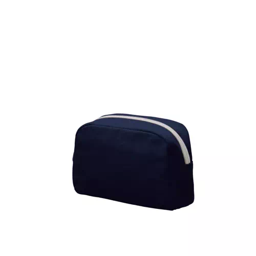 MARKLESS STYLE キャンバス ファスナーポーチ S ミッドナイトブルー TR-0824-006 1個（ご注文単位1個）【直送品】