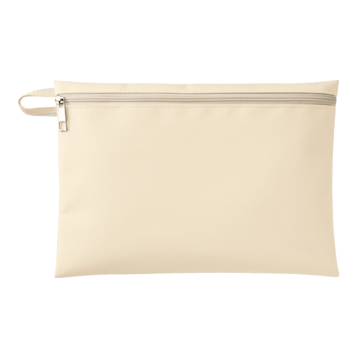 MARKLESS STYLE ユーティリティ フラットポーチ M ミルキーベージュ TR-1062-028 1個（ご注文単位1個）【直送品】