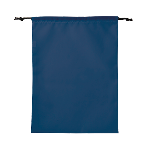 MARKLESS STYLE ポリ巾着 L ネイビー TR-0284-006 1枚（ご注文単位1枚）【直送品】