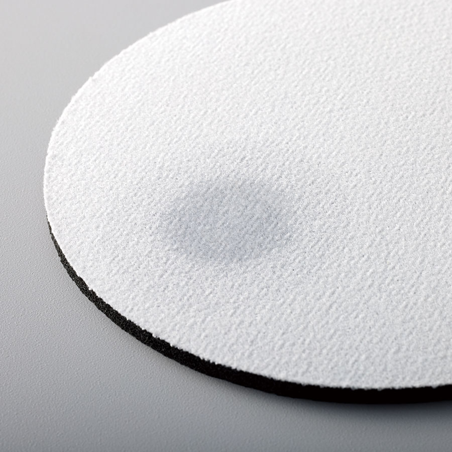MARKLESS STYLE ソフトコースター ラウンド ホワイト TS-1808-044 1個（ご注文単位1個）【直送品】