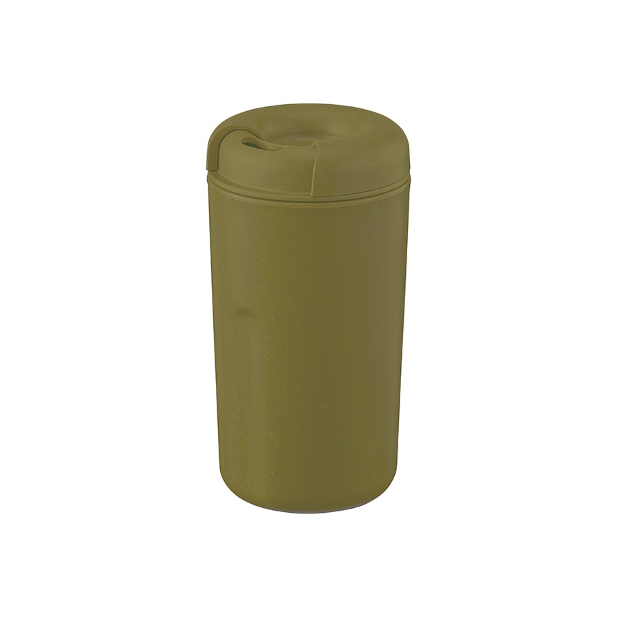 MARKLESS STYLE カフェタンブラーベーシック バンブーファイバー配合 カーキ TS-1763-025 1個（ご注文単位1個）【直送品】