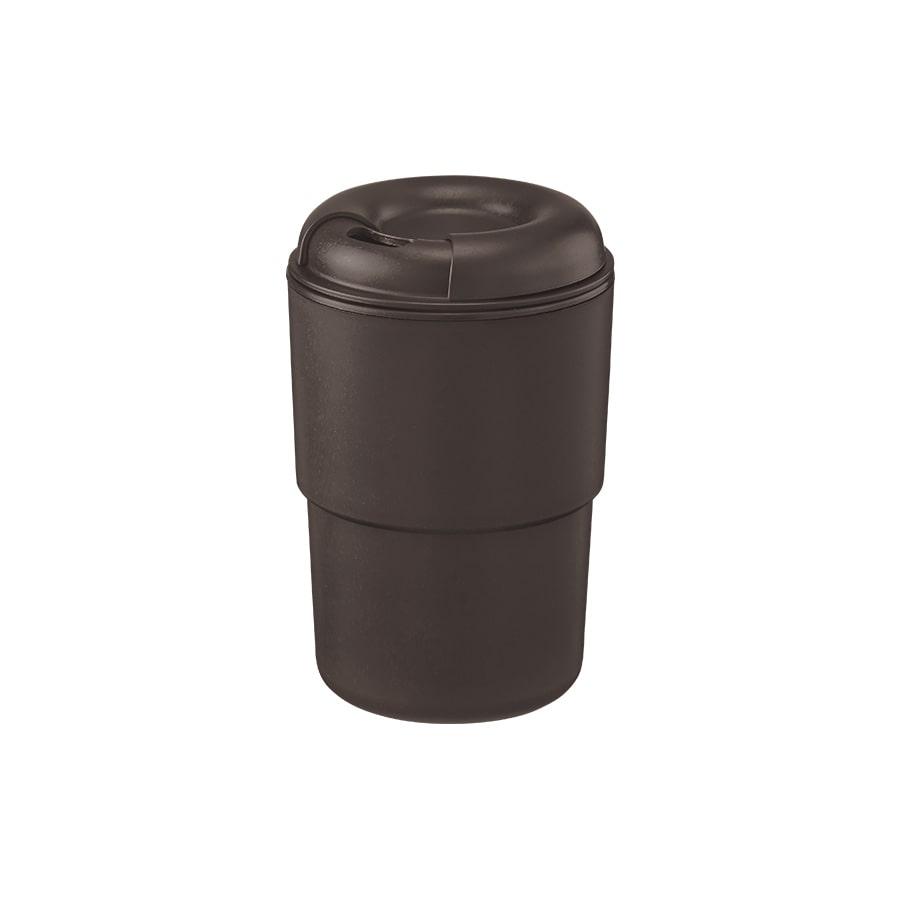 MARKLESS STYLE カフェタンブラースタッキング バンブーファイバー配合 ブラック TS-1765-009 1個（ご注文単位1個）【直送品】