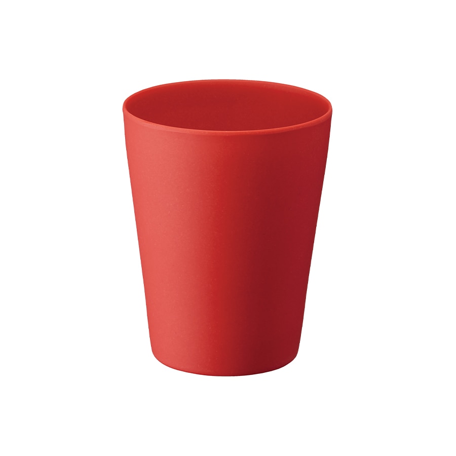 MARKLESS STYLE バンブーファイバー入りタンブラー 280ml レッド TS-1407-002 1個（ご注文単位1個）【直送品】