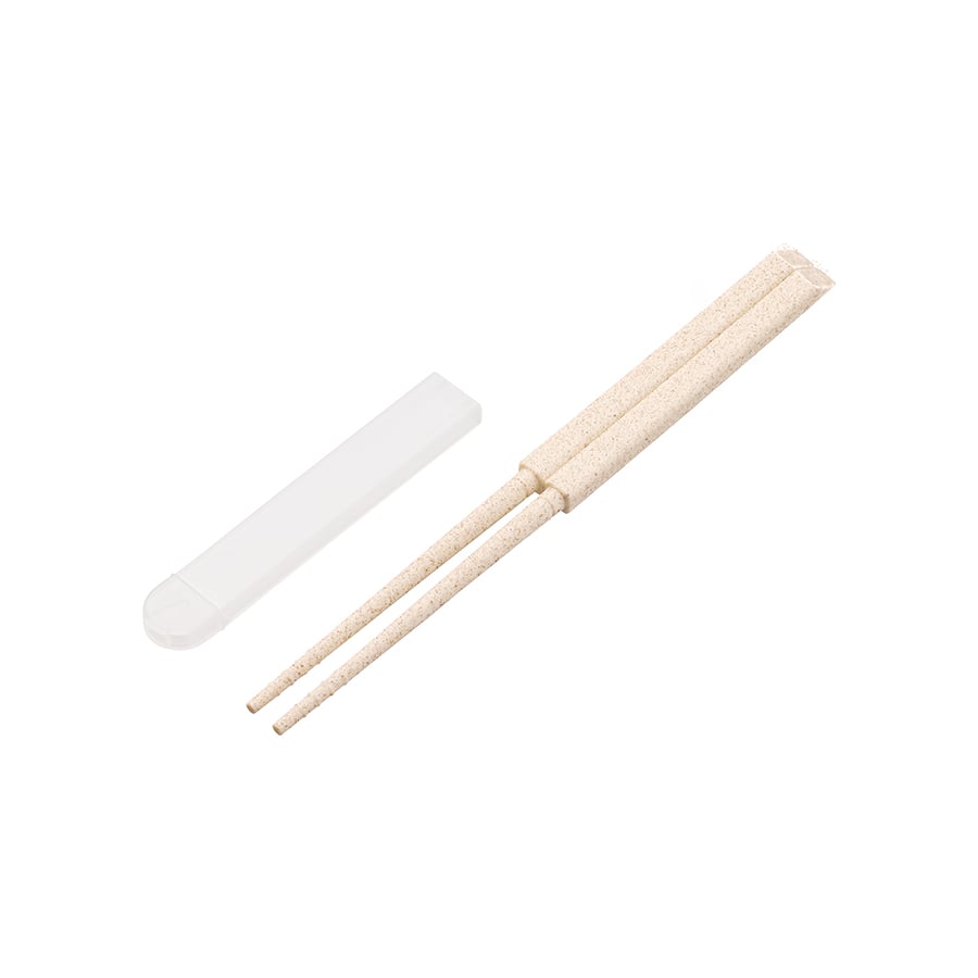 MARKLESS STYLE エコ箸ハーフケース バンブーファイバー入タイプ ナチュラル TS-1836-008 1個（ご注文単位1個）【直送品】