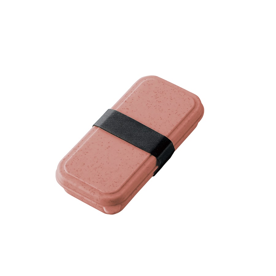 MARKLESS STYLE カトラリーセット バンブーファイバー入タイプ 2点 スモークピンク TS-1692-030 1セット(ご注文単位1セット)【直送品】