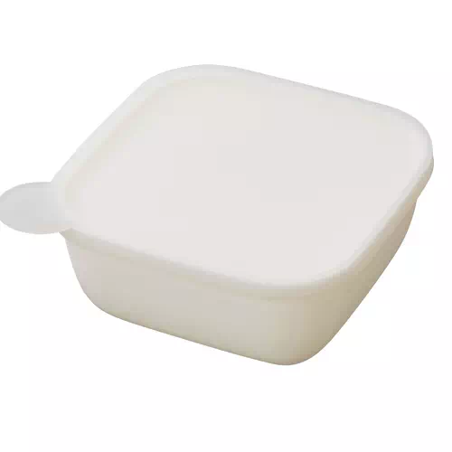 MARKLESS STYLE 食品容器 書き込める保存容器 400ml ホワイト TS-1438-044 1個(ご注文単位1個)【直送品】