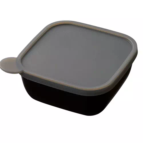 MARKLESS STYLE 食品容器 書き込める保存容器 400ml ブラック TS-1438-009 1個(ご注文単位1個)【直送品】