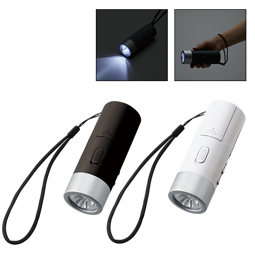 MARKLESS STYLE 立てておける ラジオ付トーチライト ホワイト TS-1598-044 1個(ご注文単位1個)【直送品】