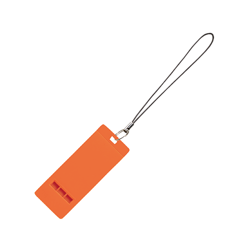 MARKLESS STYLE 薄型ホイッスル オレンジ TS-1604-003 1個（ご注文単位1個）【直送品】