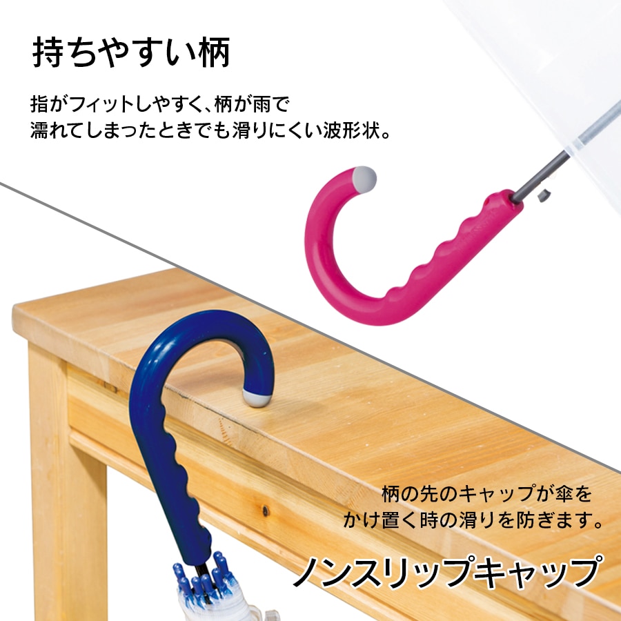 MARKLESS STYLE カラフルアンブレラ ネイビー LA-0001-003 1個(ご注文単位1個)【直送品】