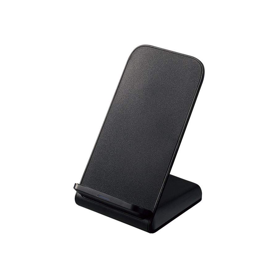 MARKLESS STYLE スタンドワイヤレス充電器 5W ブラック TS-1625-009 1個(ご注文単位1個)【直送品】